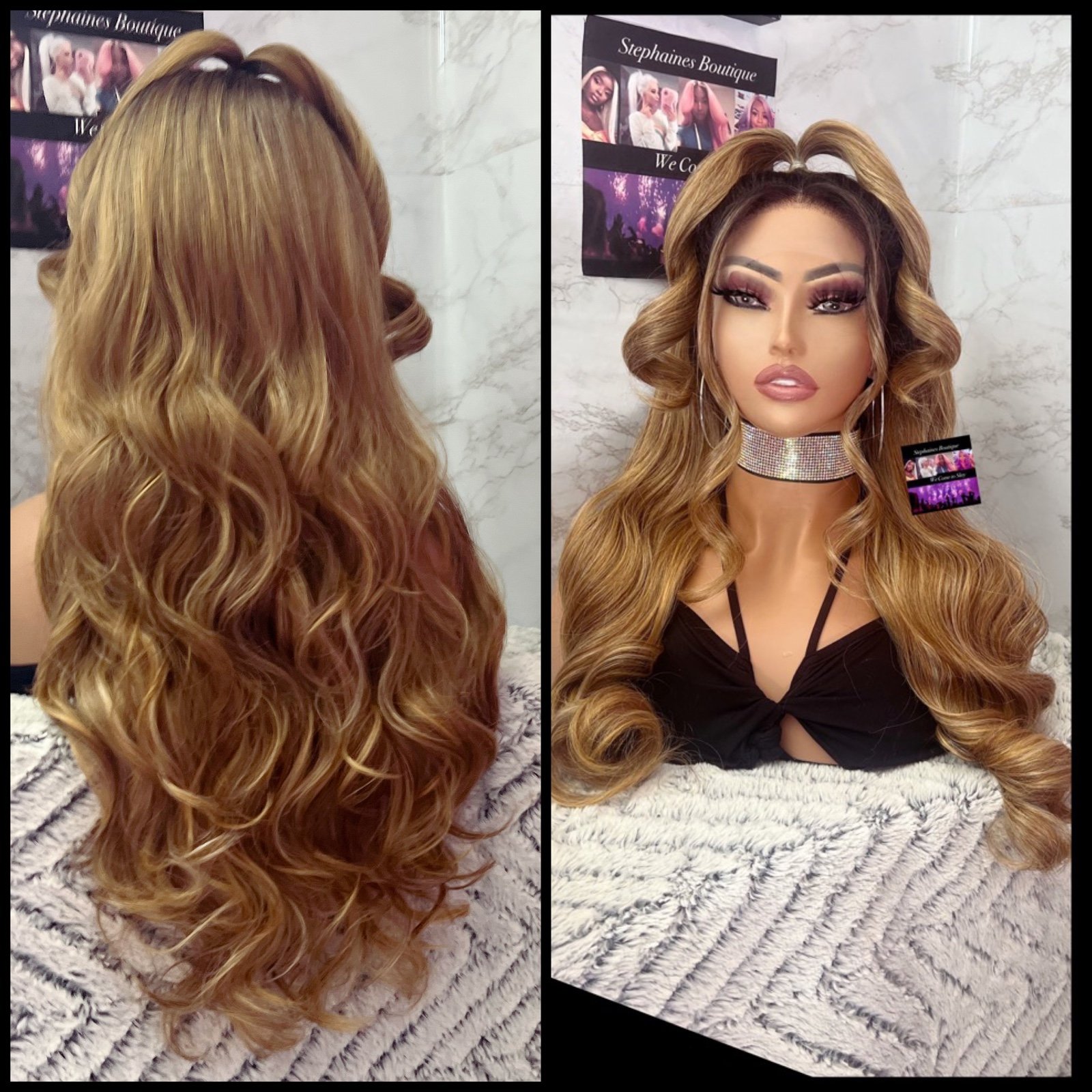 Human Hair Blended Lace Front Wig