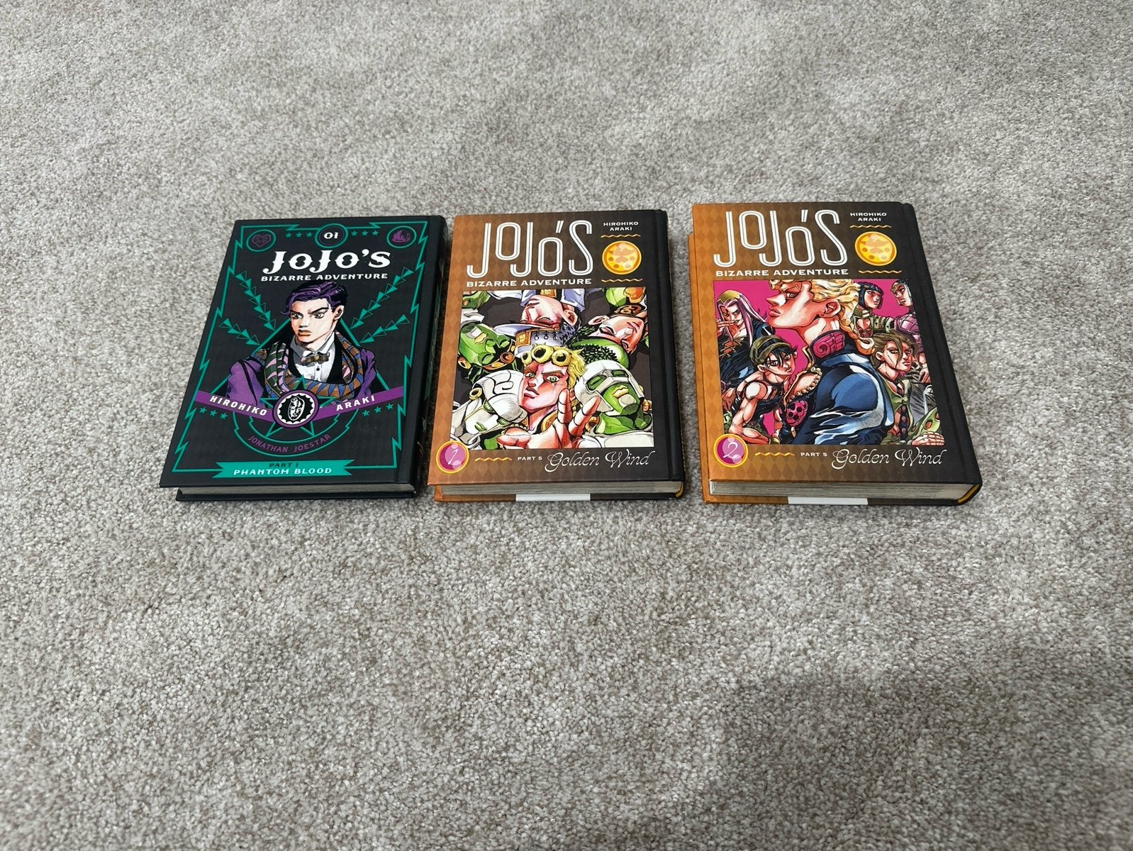 Jojos Bizarre Adventure Manga part 1 and 5