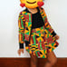 Girls African Print Skirt Outfit