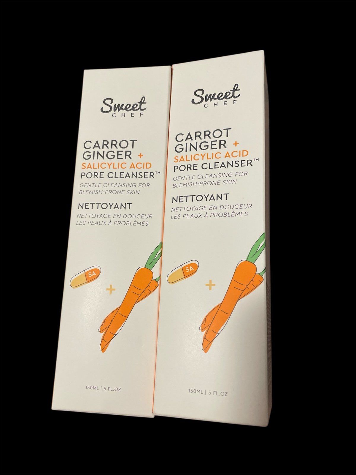 Sweet Chef Carrot Ginger + Salicylic Acid Pore Cleanser 2 Packs