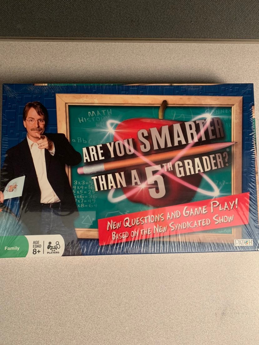 Are you smarter than a fifth grader board game