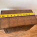 Vintage Brass Copper Plated Wood Jewelry Box