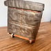Vintage Brass Copper Plated Wood Jewelry Box