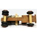 Brown Wooden Logging Truck Toy Moving Wheels 7 x 12 x 5 inch