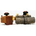 Brown Wooden Logging Truck Toy Moving Wheels 7 x 12 x 5 inch