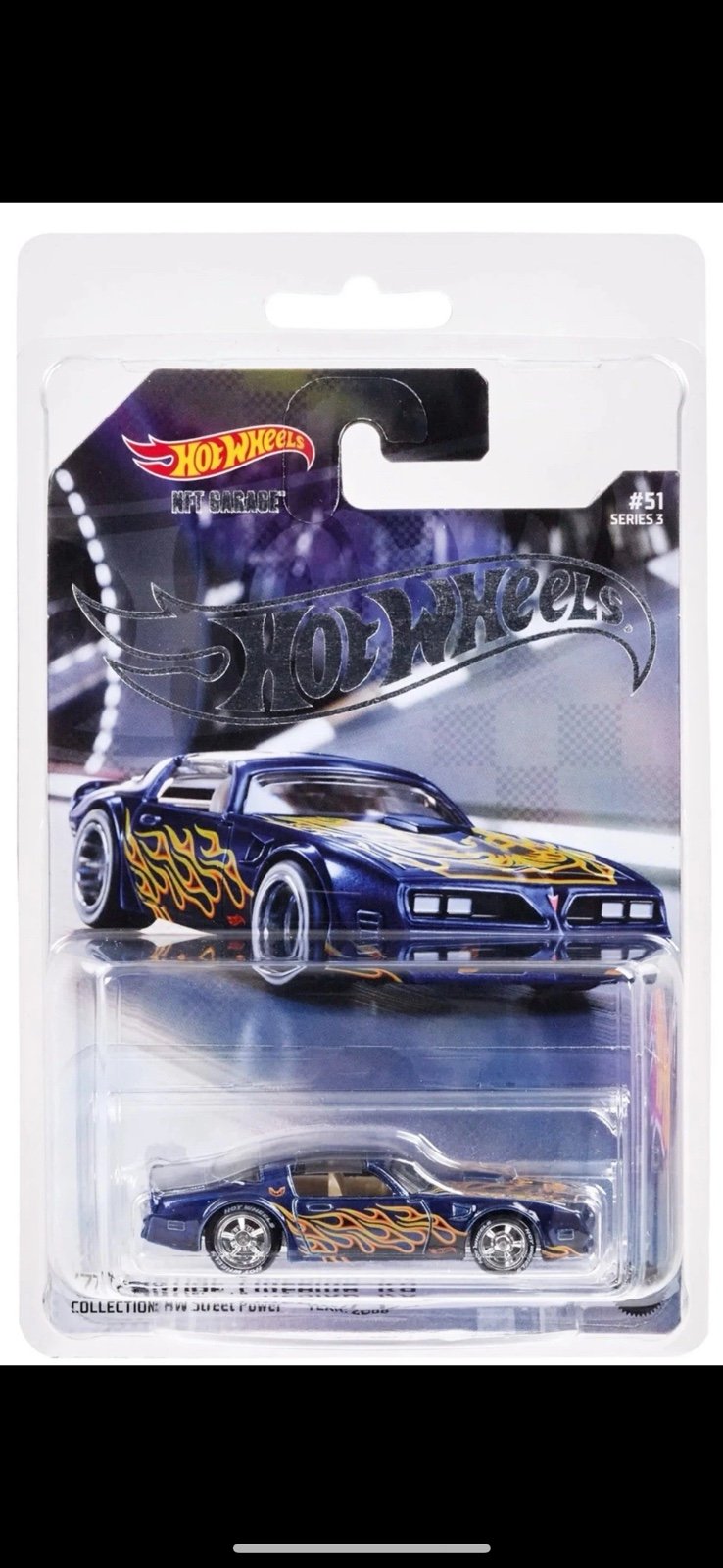 Hot Wheels ‘77 Pontiac Firebird T/A NFTG garage Series 3 Physical Car