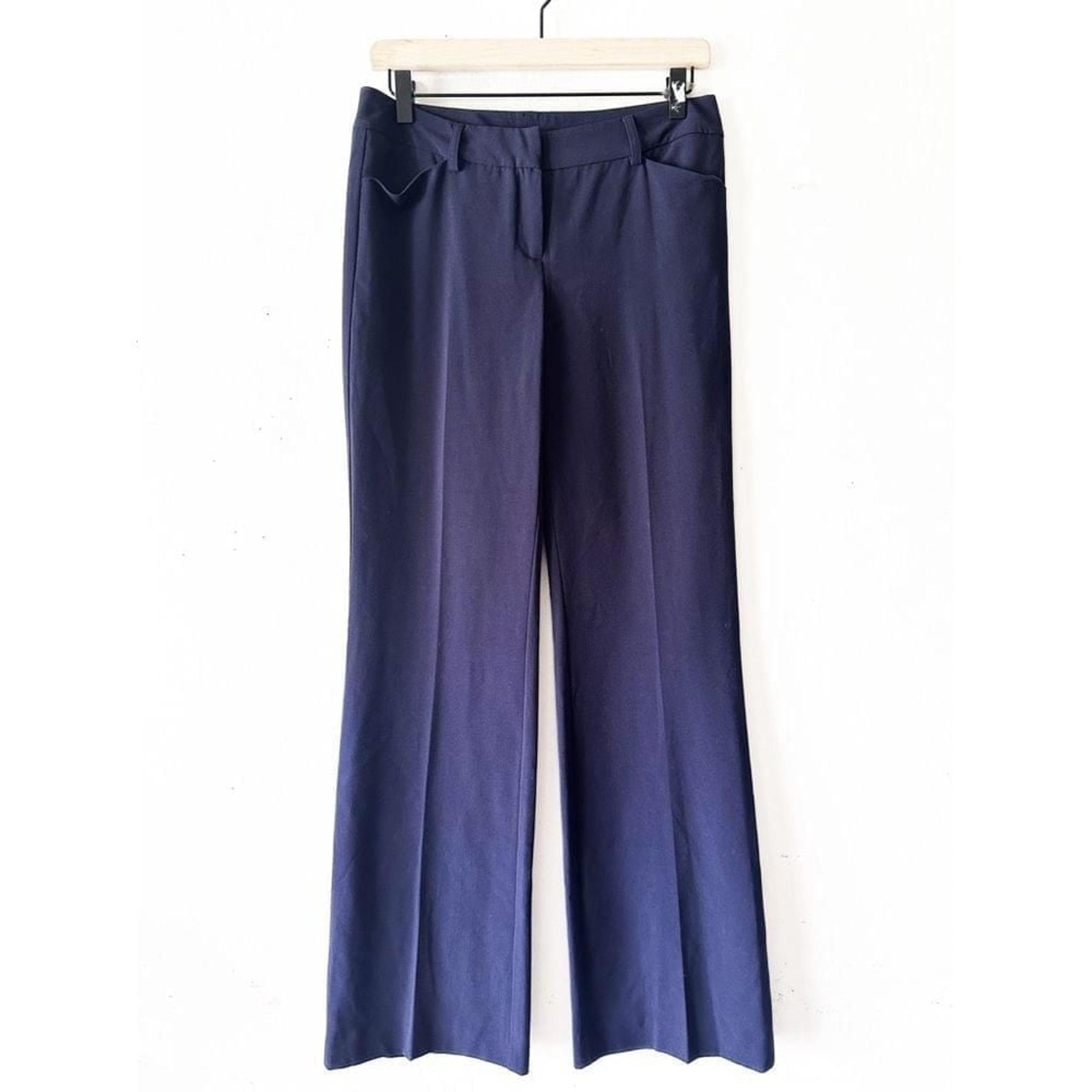 Mix It Women’s 2 Navy Blue Straight Leg Stretch Pants