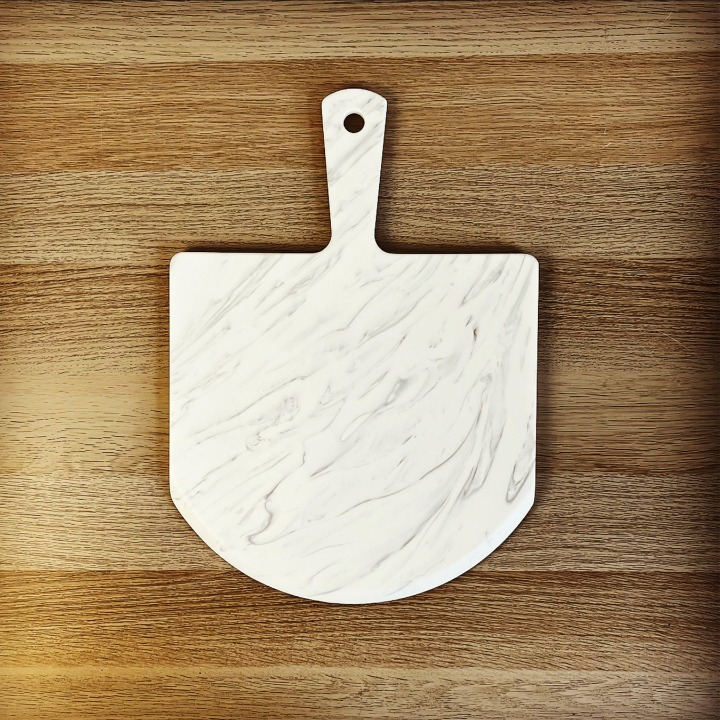 Marble Pizza Board, Serving, Cutting, Cheese, Tray, Platter, Charcuterie