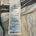 Anthropologie Shorebound Linen Pants Cream Tan Black Striped Cropped Wide Leg L