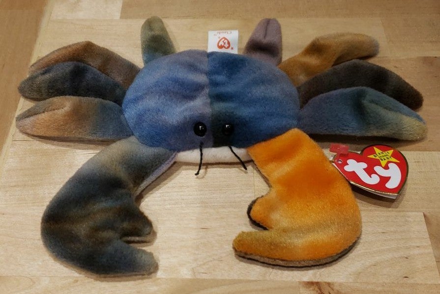 Ty Beanie Babies Claude the Crab