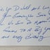Ron Zook Signed 8 x 9 handwritten card ,College NCAA Football Coach Autographed
