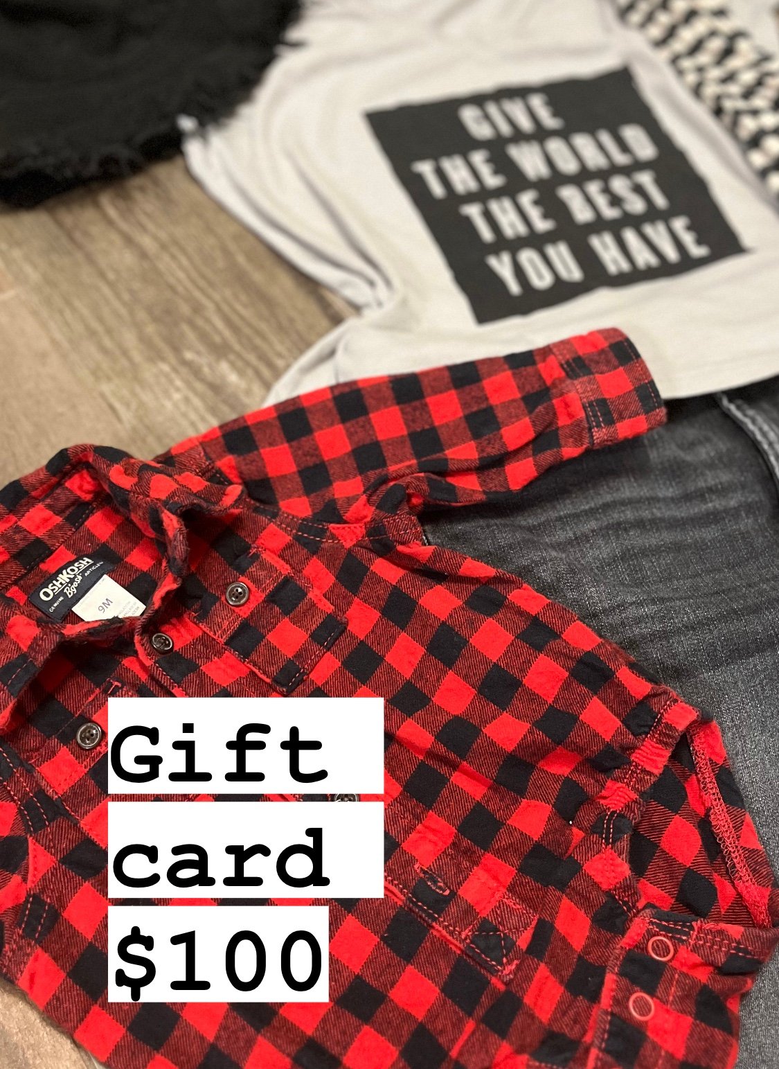50 guft card and access to studio for privat2 shopping trip. Redeem same day.