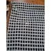 NEW Soft Surroundings Shawl Wrap NWT Knit Lattice Blue Faux Leather Trim L / XL