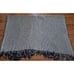 NEW Soft Surroundings Shawl Wrap NWT Knit Lattice Blue Faux Leather Trim L / XL