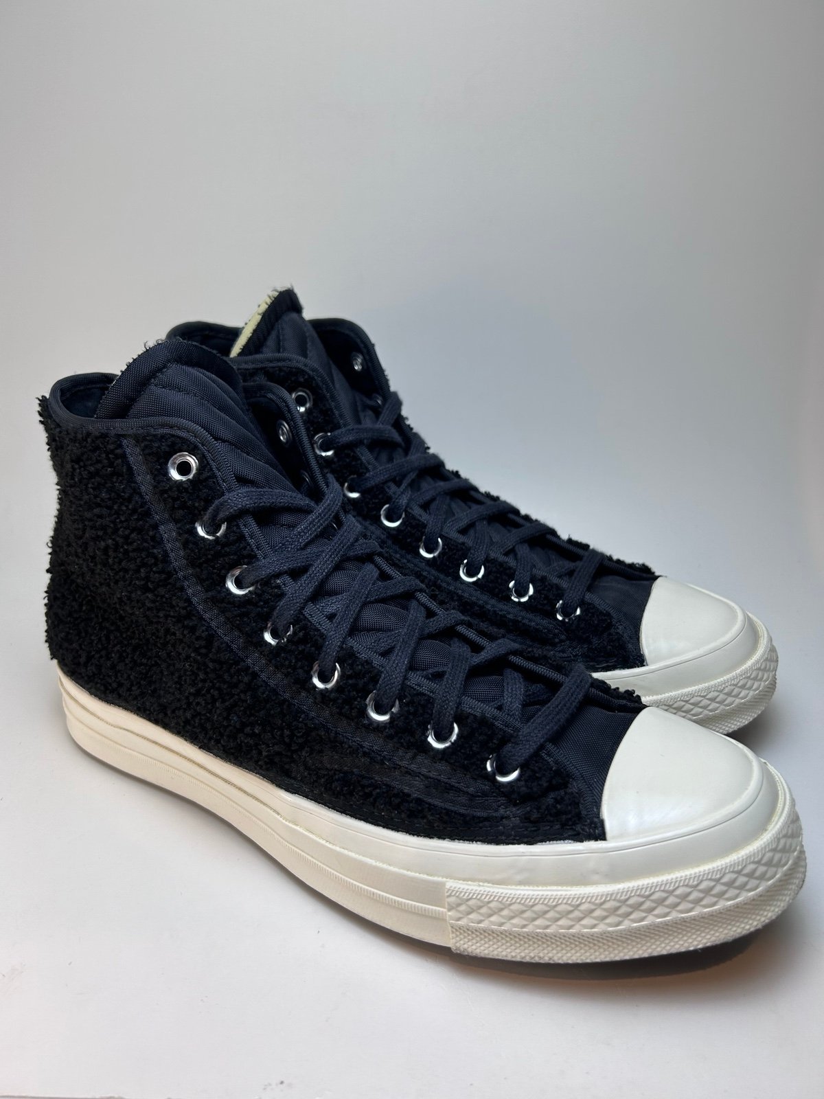 Converse Chuck Taylor All Star 70 Varsity High Black Sherpa Size 9 Men's