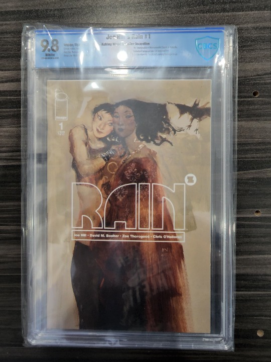 Joe Hill Rain #1 Ashley Wood 1:25 CBCS 9.8