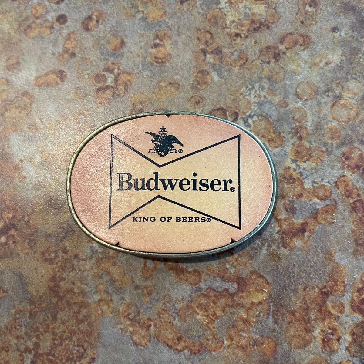 Vintage 1980s Budweiser Belt Buckle