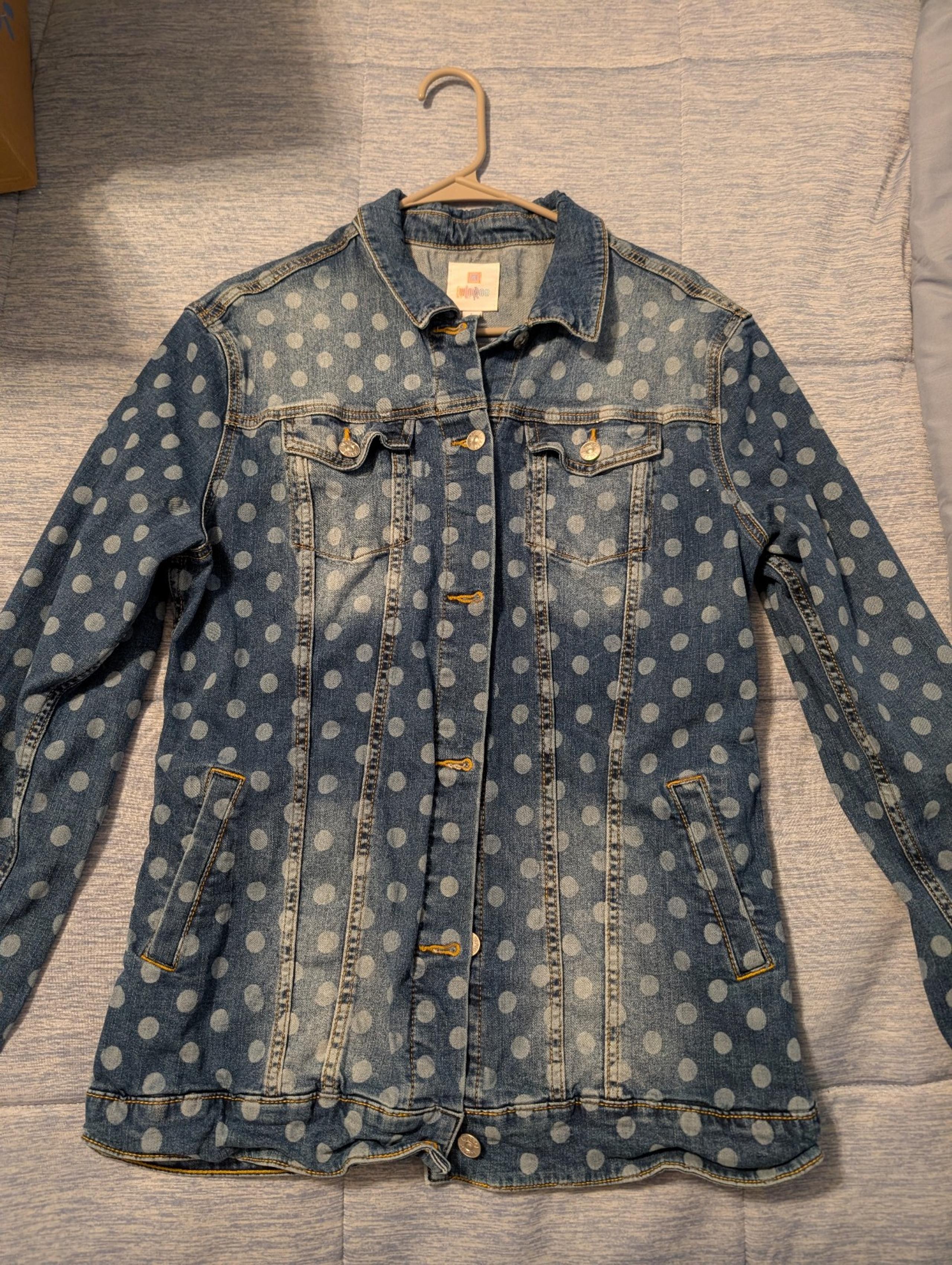 Lularoe Jaxon Jean Jacket