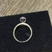 VINTAGE 14KT YELLOW GOLD DIAMOND ENGAGEMENT RING