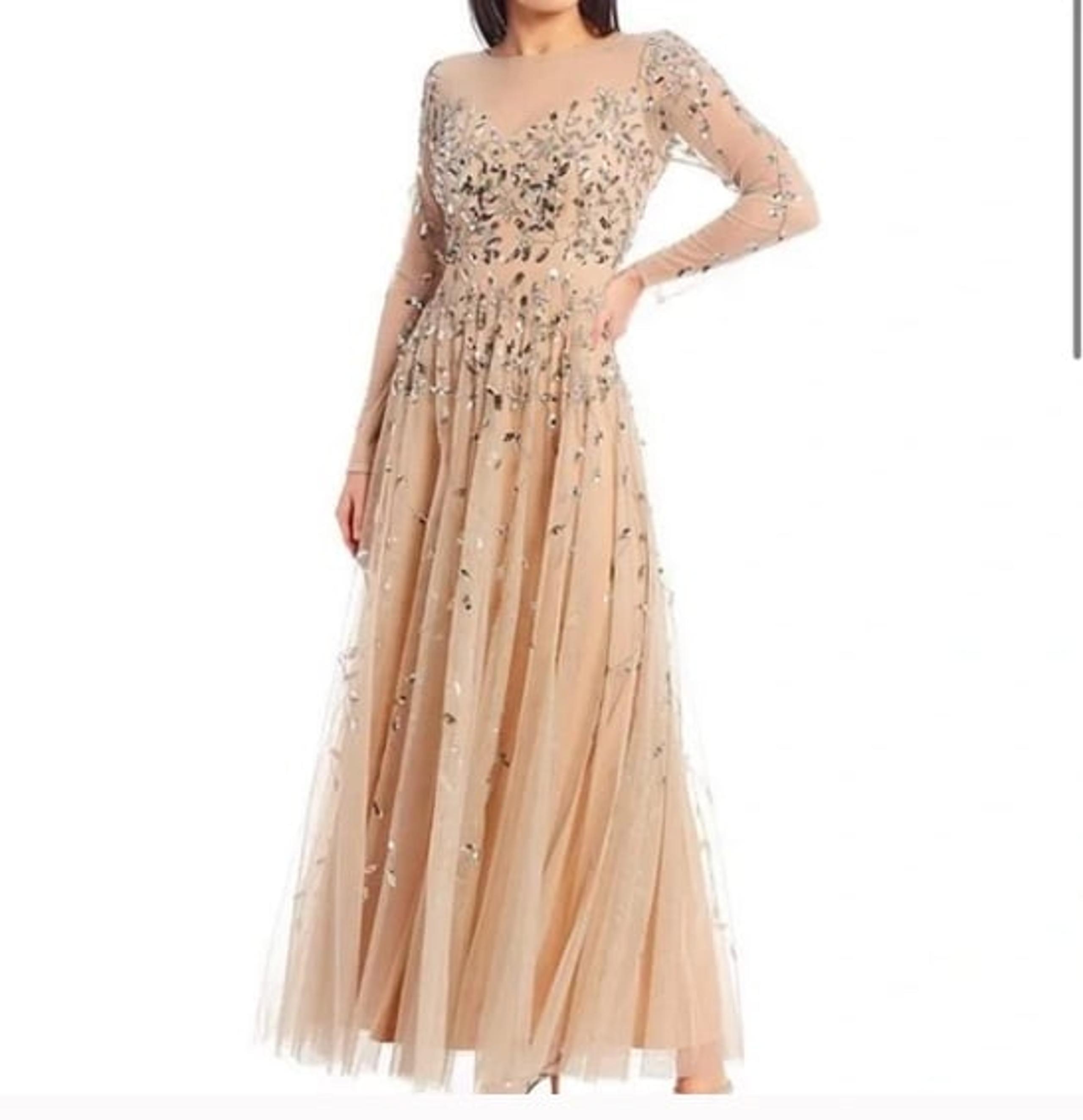 Adrianna Papell Yoke Gown