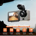 3 Channel Dash Cam Front and Rear Inside, 64GB Free SD Card, 1080P Dash Camera f