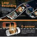 3 Channel Dash Cam Front and Rear Inside, 64GB Free SD Card, 1080P Dash Camera f