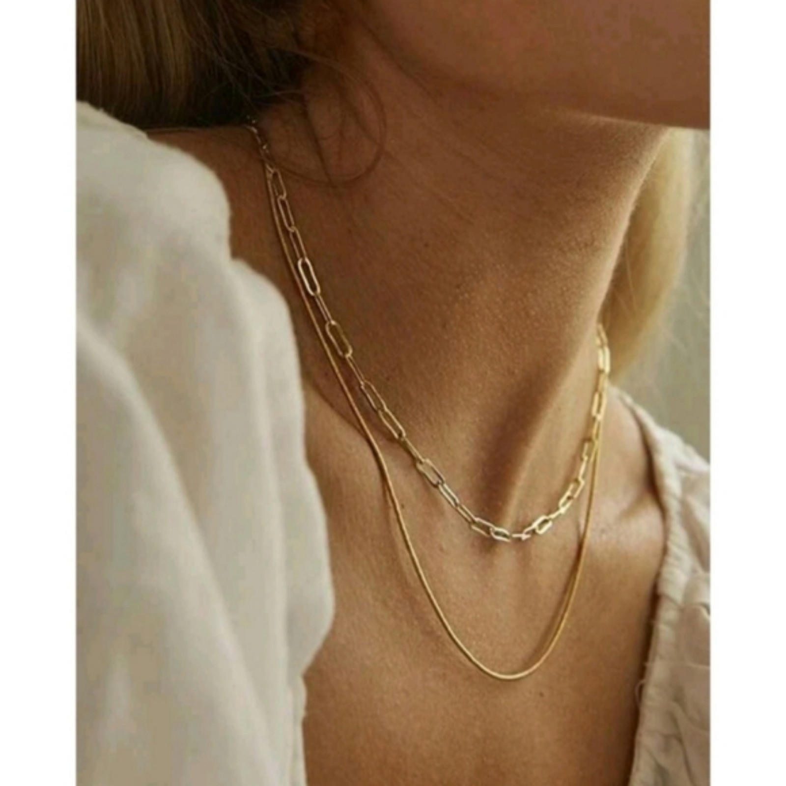 Anthropologie Bali Layered Necklace Set