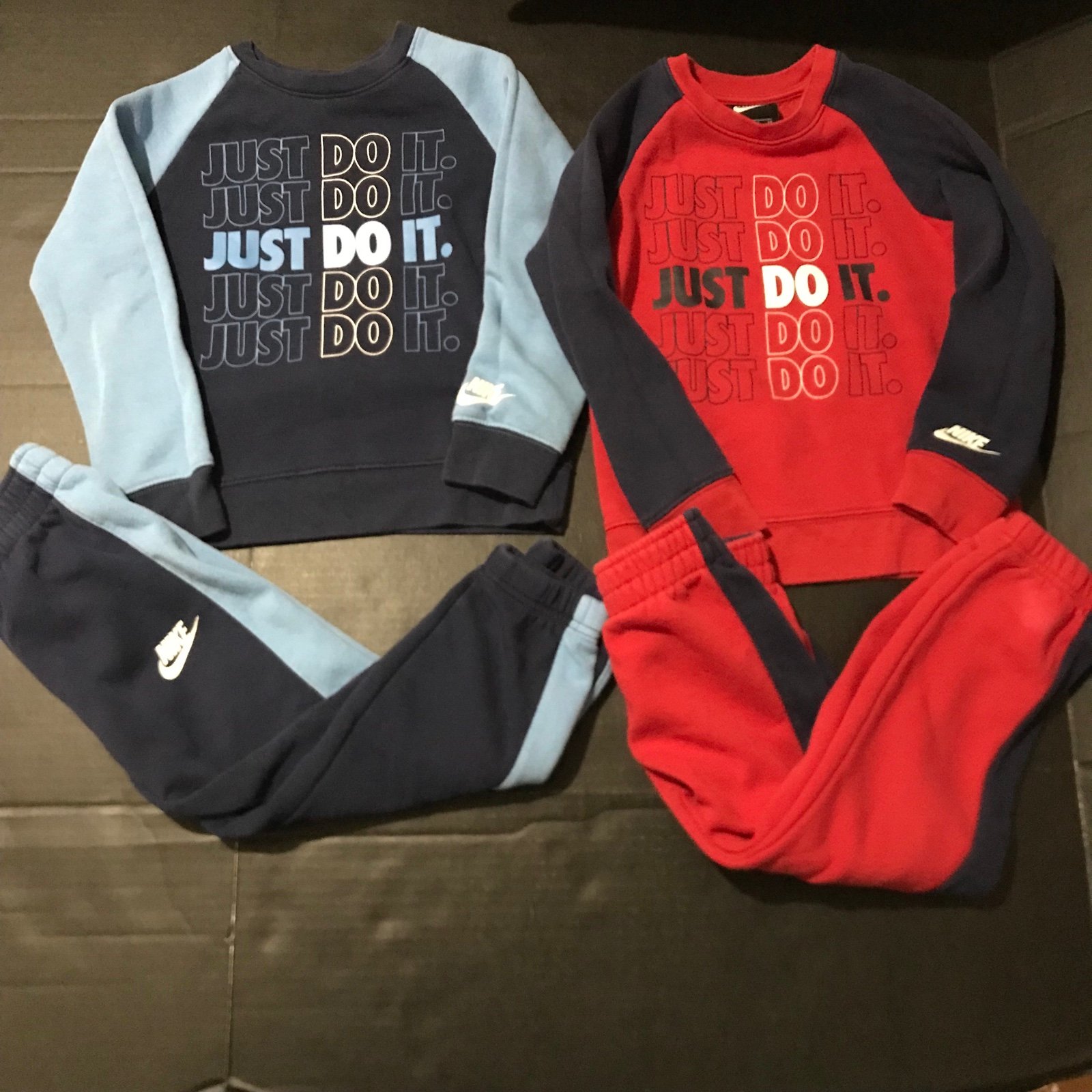 Nike Boys' Fleece Pullover Sweatshirt & Joggers Size Small Set of 2