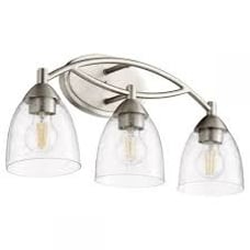 Quorum International 5069-3-265 Barkley 3 Light 21 Inch Vanity Light In Satin