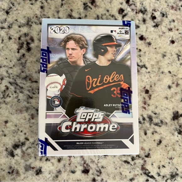 New Factory Sealed 2023 Topps Chrome MLB Baseball Blaster Box