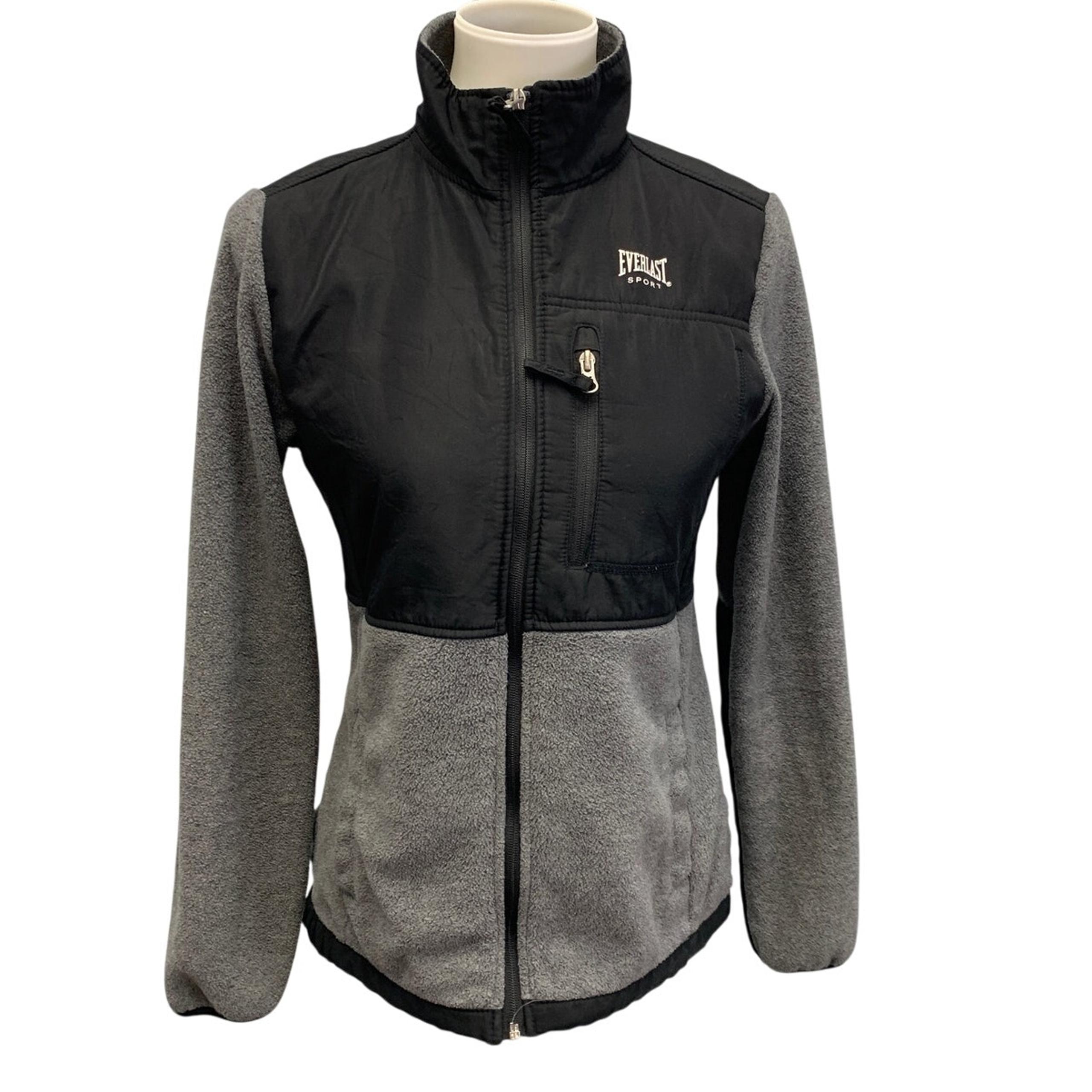 Everlast Sport Womens Small Full Zip Polyester Fleece Jacket w Pockets