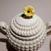 Antique Sugar Creamer and Covered Bowl 1920’s Hobnail Maruhon Ware Japanese