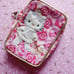 Sanrio Vintage rare Hello Kitty poodle dog 27th cosmetic purse wallet case used