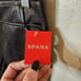 SPANX Women Faux Leather Joggers Noir High Rise Black Size Medium
