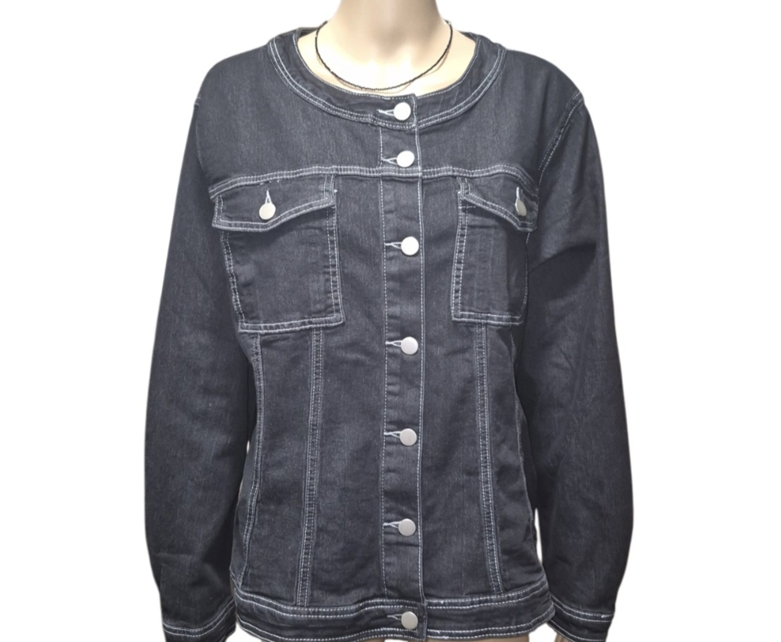 Denim black jacket