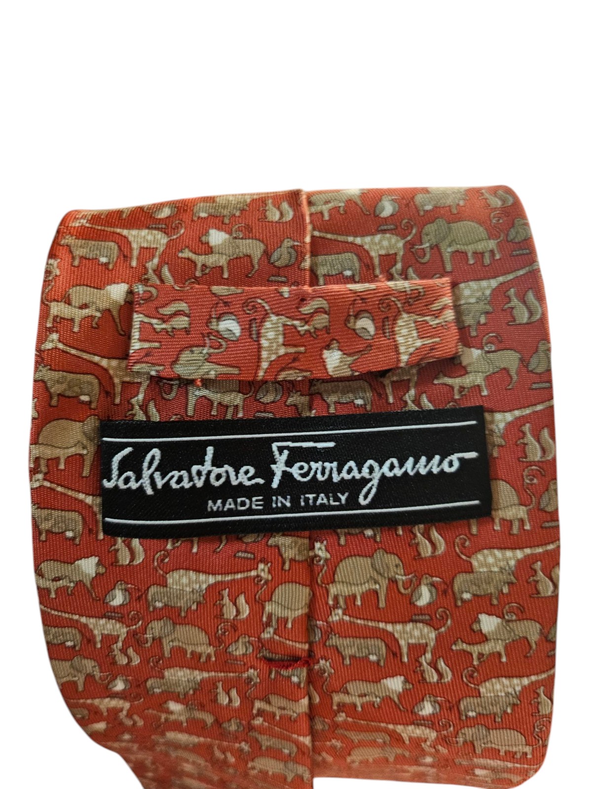 Salvatore ferragamo silk tie