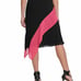 DKNY Colorblocked Asymmetrical Skirt