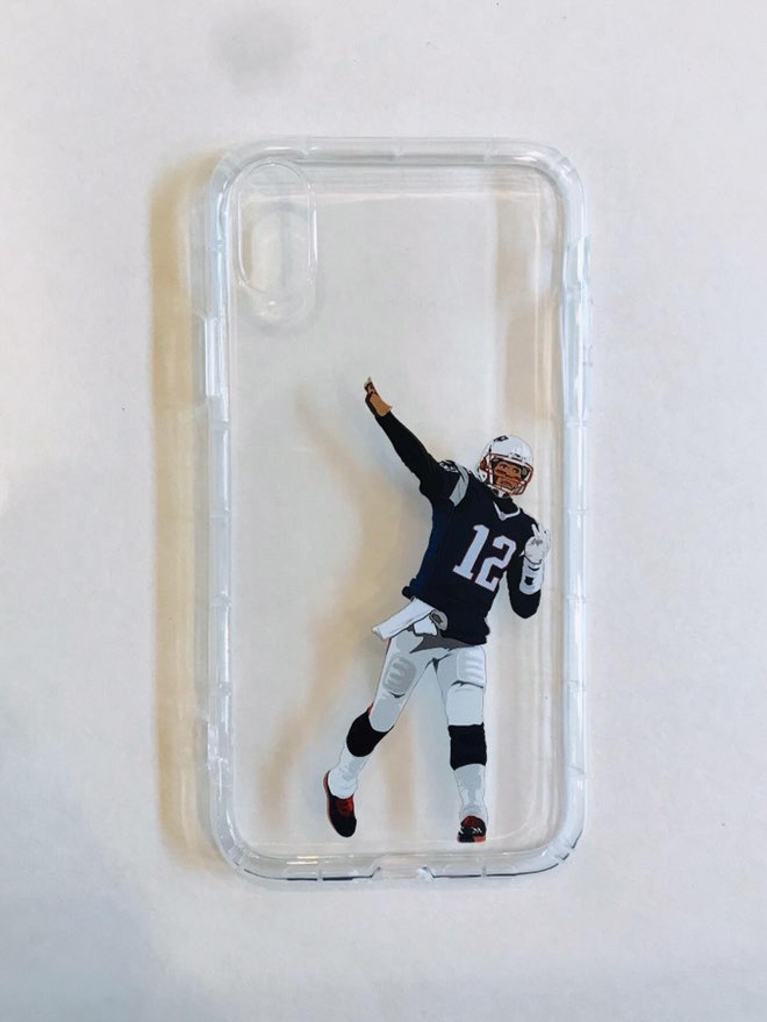Tom Brady Patriots Clear iPhone XR Case