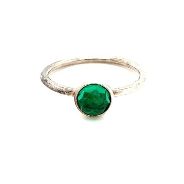 Pandora 925 May Droplet Emerald Ring