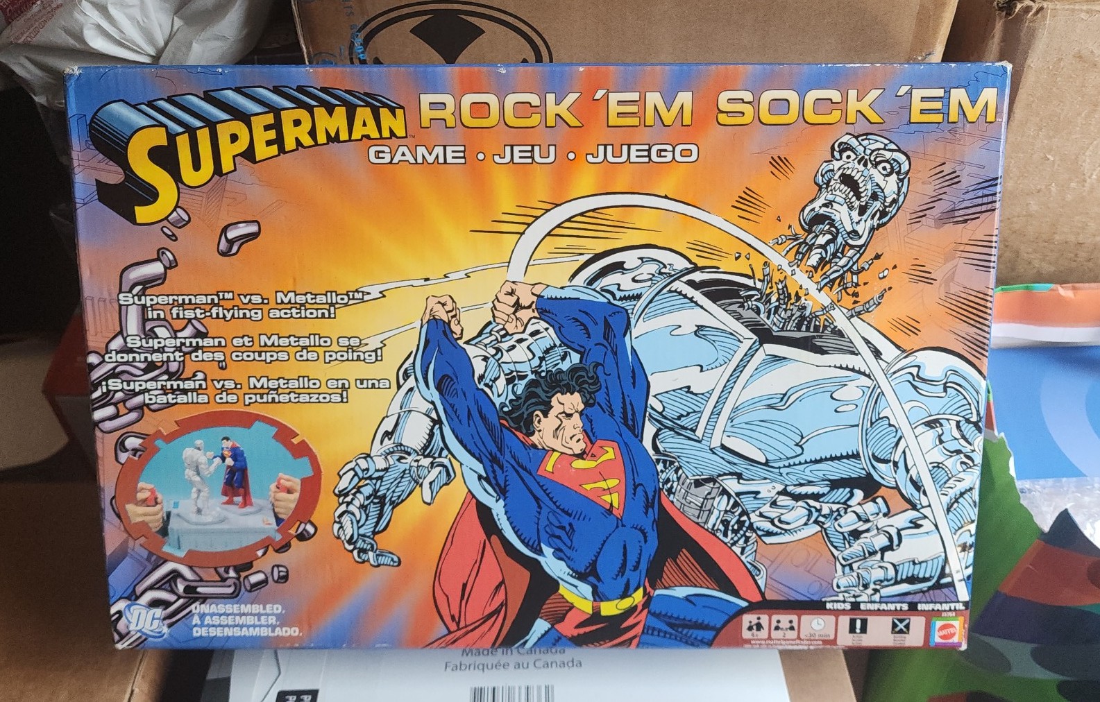 Superman Rock 'Em Sock 'Em 2005 Game