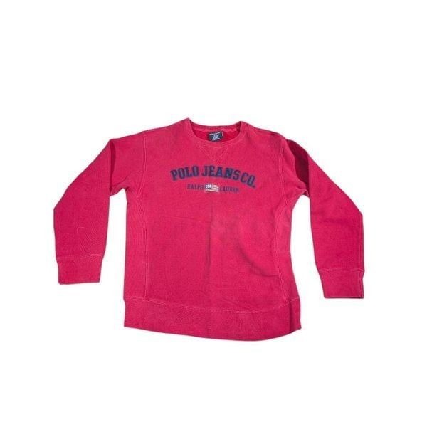 Polo jeans co vintage 90s athletic sweat shirt. Size L