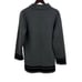 Soft Surroundings Large Gray Tunic Runway Pullover Wool Blend Velvet Trim