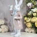 Gorgeous Easter Bunny Large Figurine 21” Tall