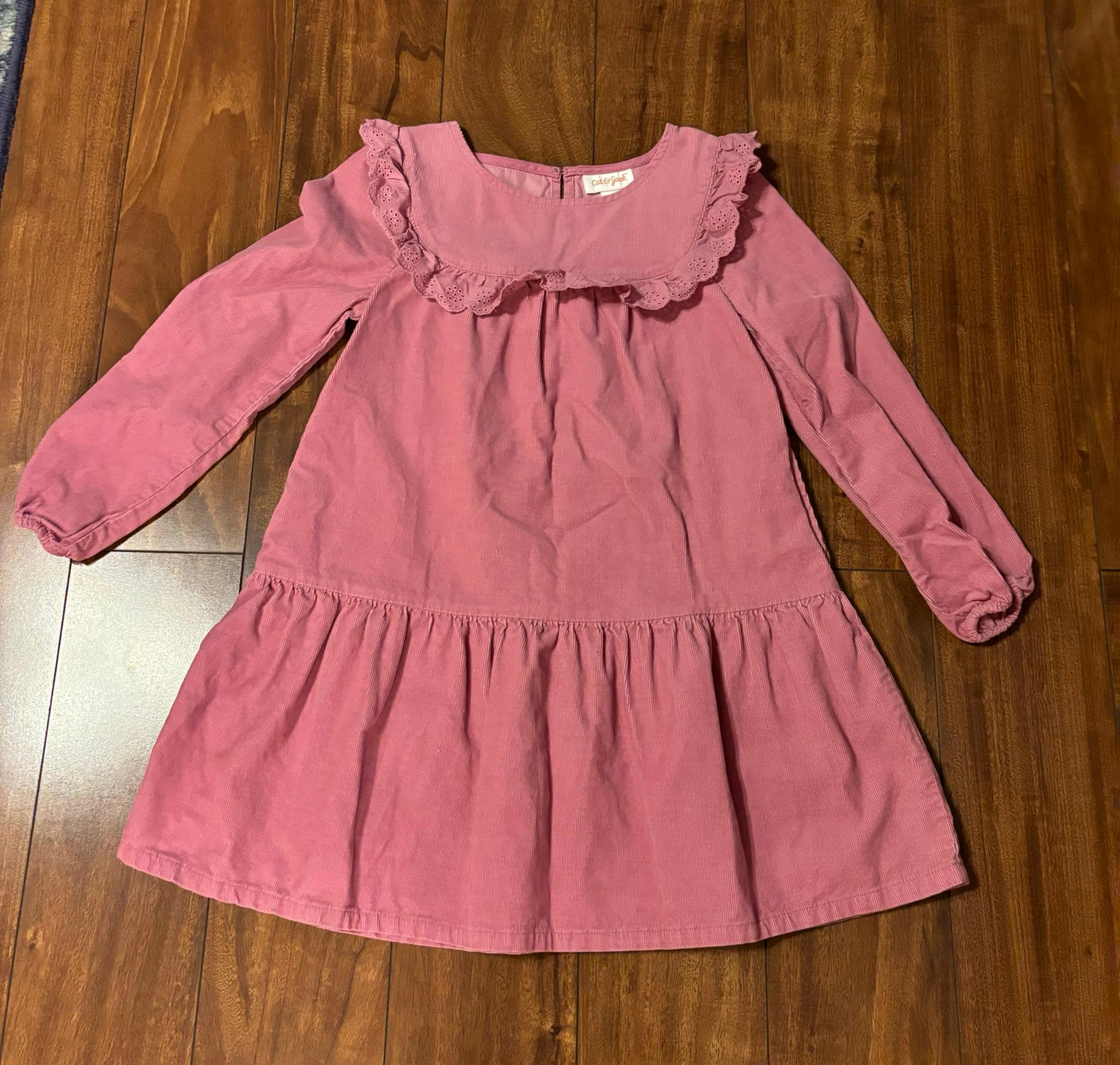 Worn Once Girls Dress, Long Sleeve Size 6/6X in Mint Condition