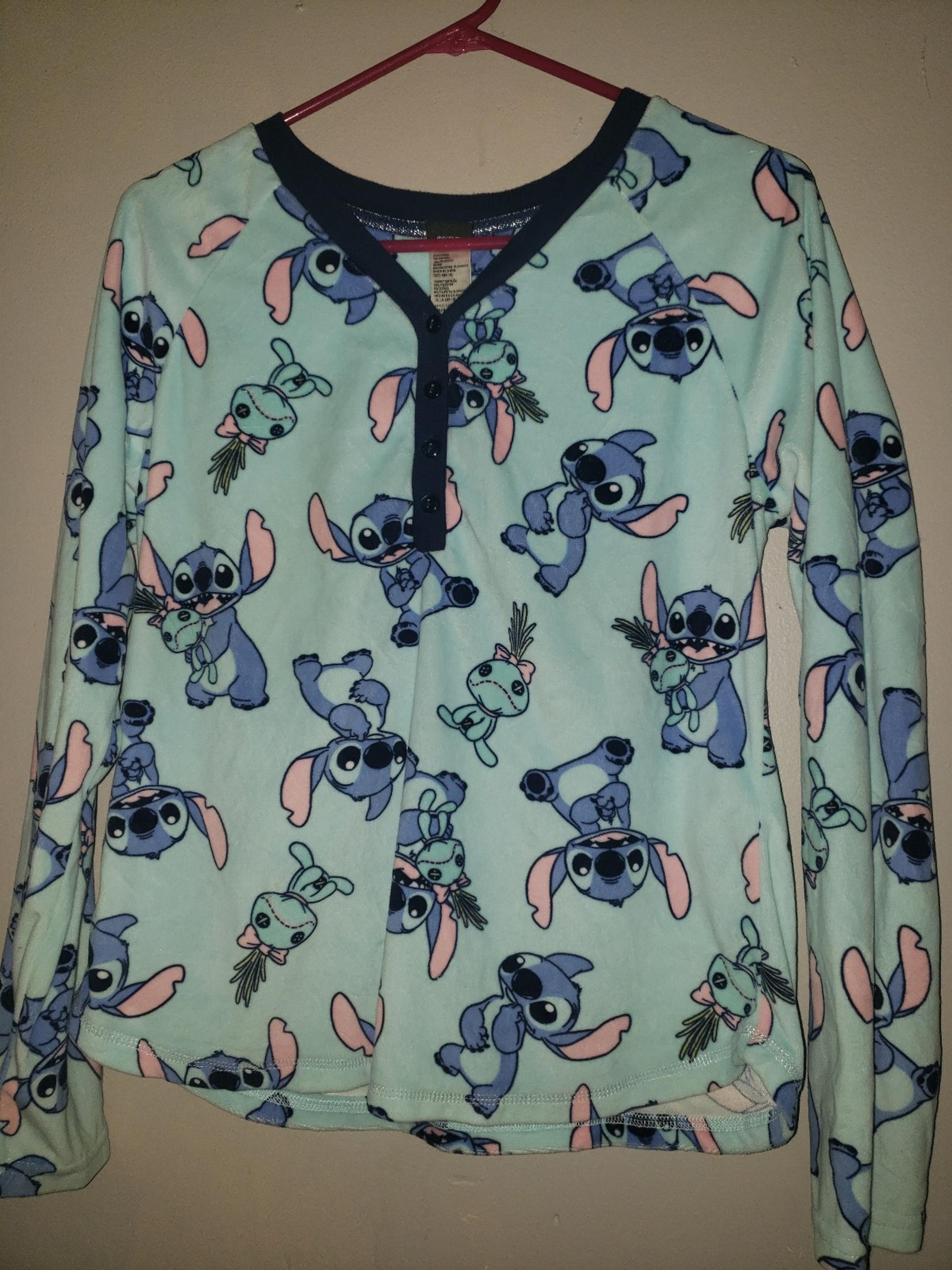Womens Lilo and Stitch pajama top size medium Disney