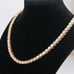 Mens 14K Rose Gold Diamond Tennis Necklace Pink 4ct Classic Chain 20 14 Karat