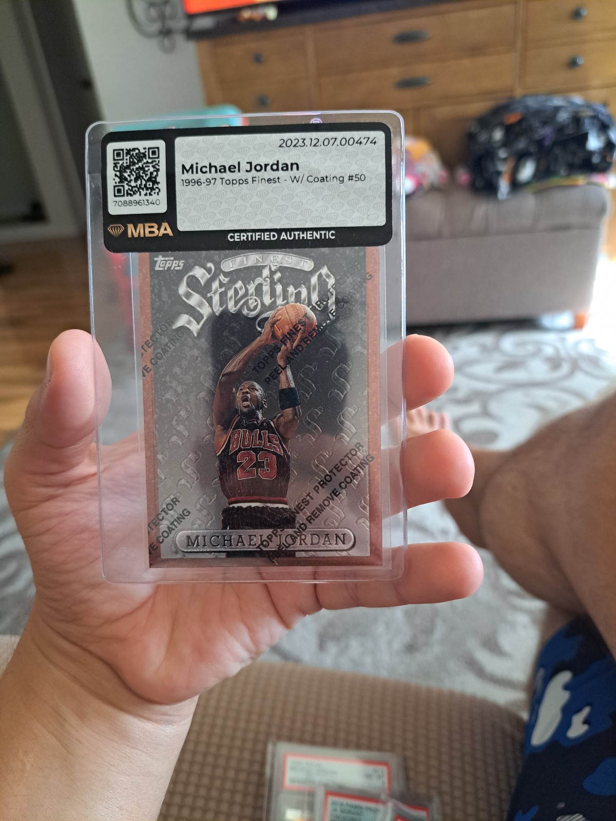 96-97 topps finest michael jordan