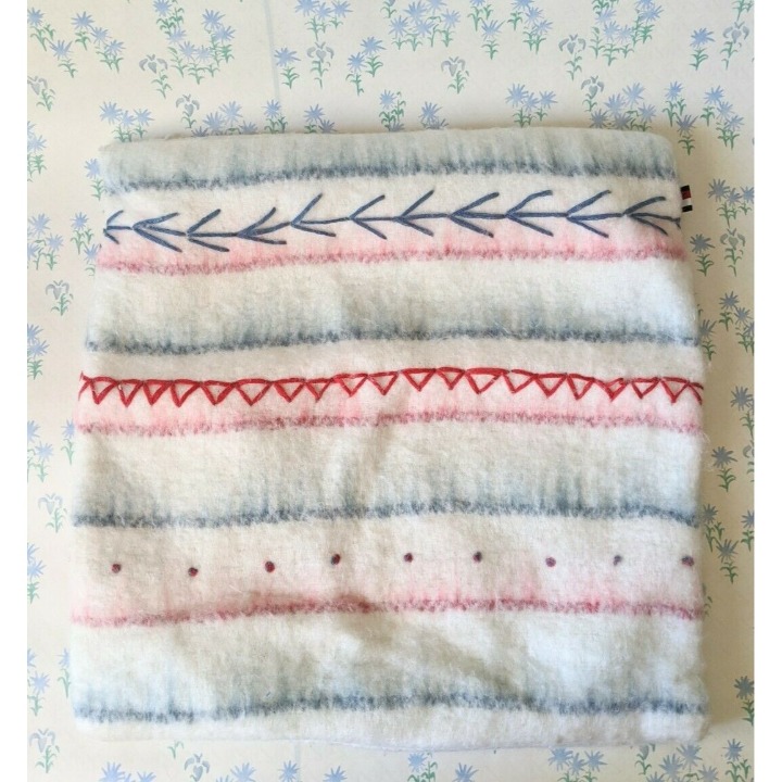 NEW Tommy Hilfiger Dream Red Blue Pillow