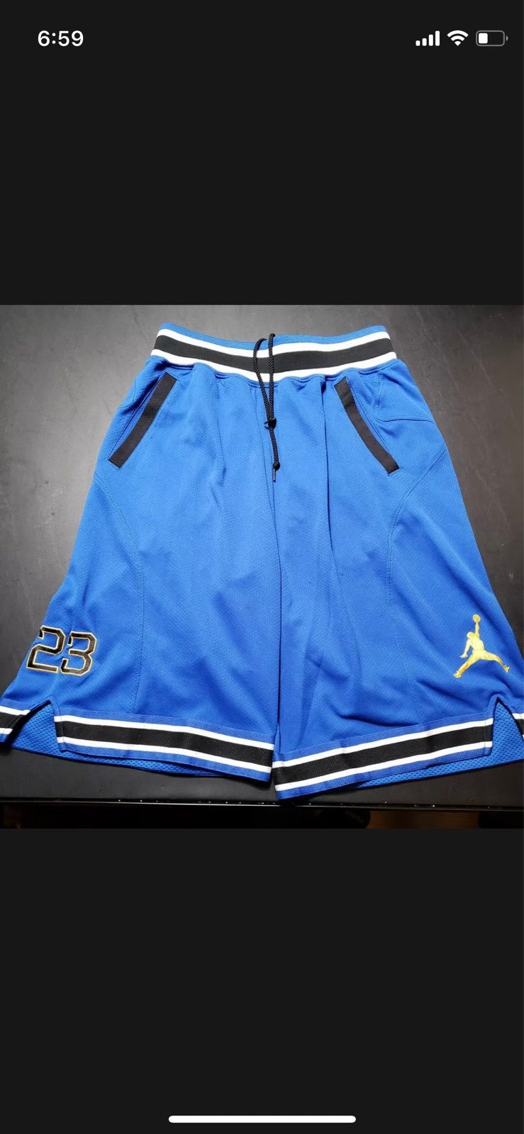 Air Jordan Laney 14 sewn swinging shorts basketball shorts S