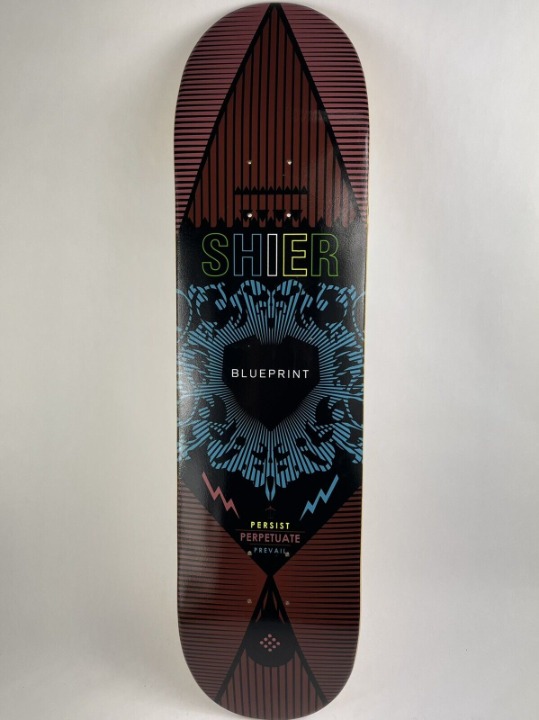 BLUEPRINT skateboards deck 8 RARE quality Paul Shier Inheritance